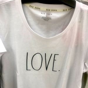 Xl Rae Dunn Short Sleeve “LOVE” tee shirt